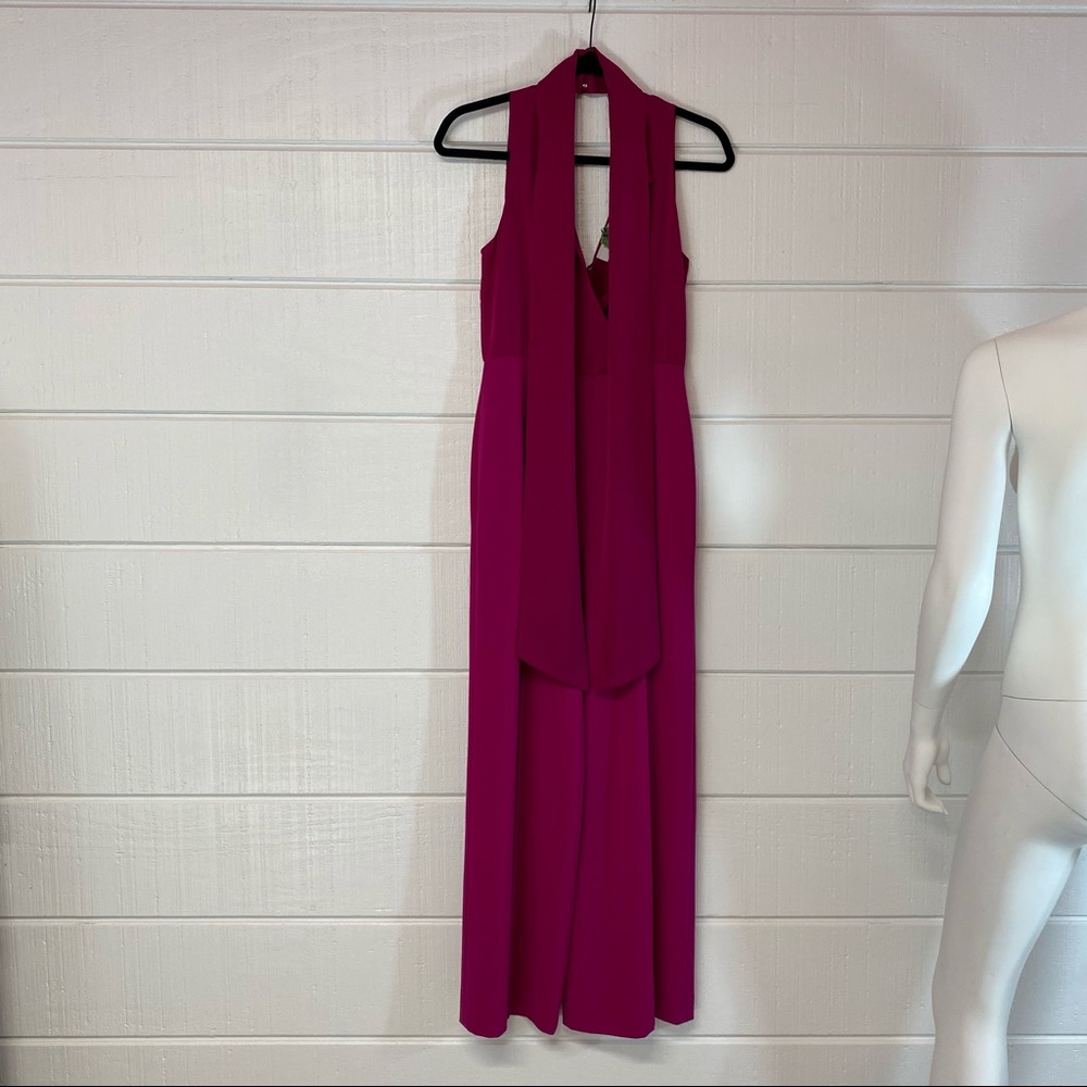 DVF Virginie amaranth DVF jumpsuit - Picture 2 of 9